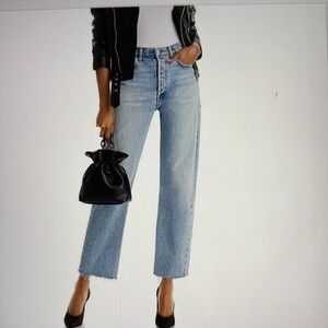 Agolde 90s Pinch Waist Straight Leg Organic Cotton Jeans 24